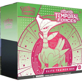 Pokemon TCG - Scarlet & Violet - Temporal Forces - Elite Trainer Box (Iron Leaves)